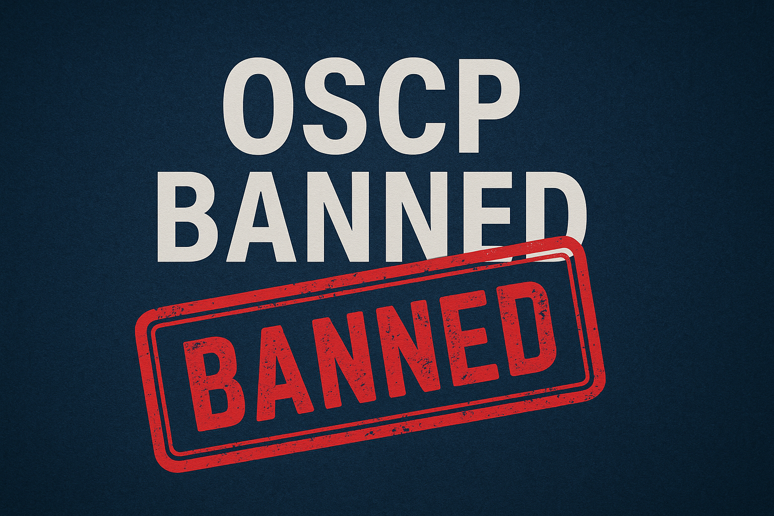 Understanding the “OSCP Banned” Controversy: What You Need to Know